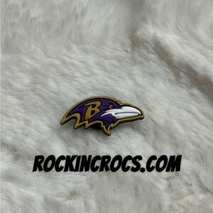 Baltimore Ravens Croc Charm